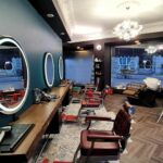Der neu renovierte und klassisch englisch eingerichtete Barbershop im Haus zum Merkur (EG)